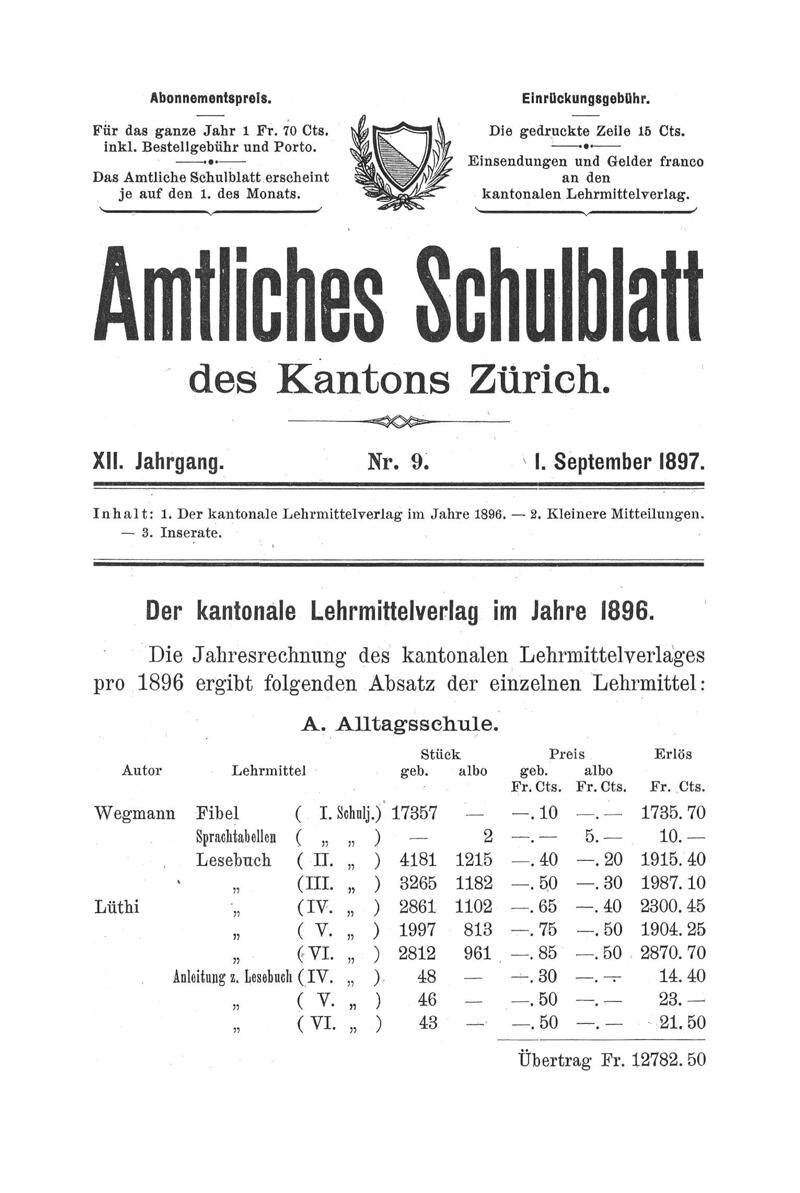 Buchumschlag - Heft 9