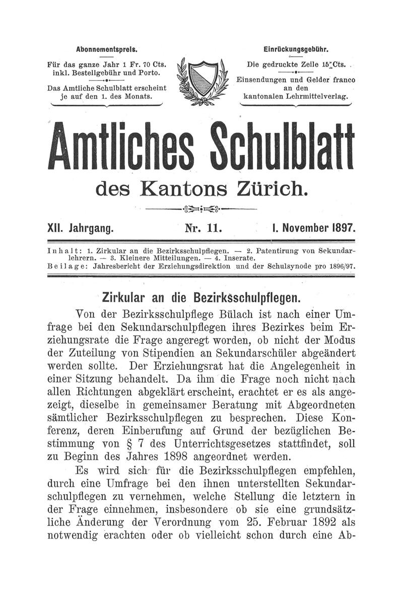 Buchumschlag - Heft 11