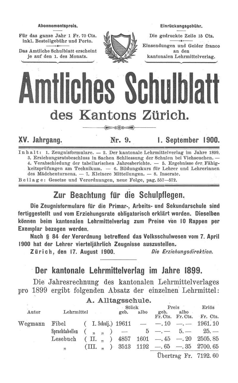 Buchumschlag - Heft 9