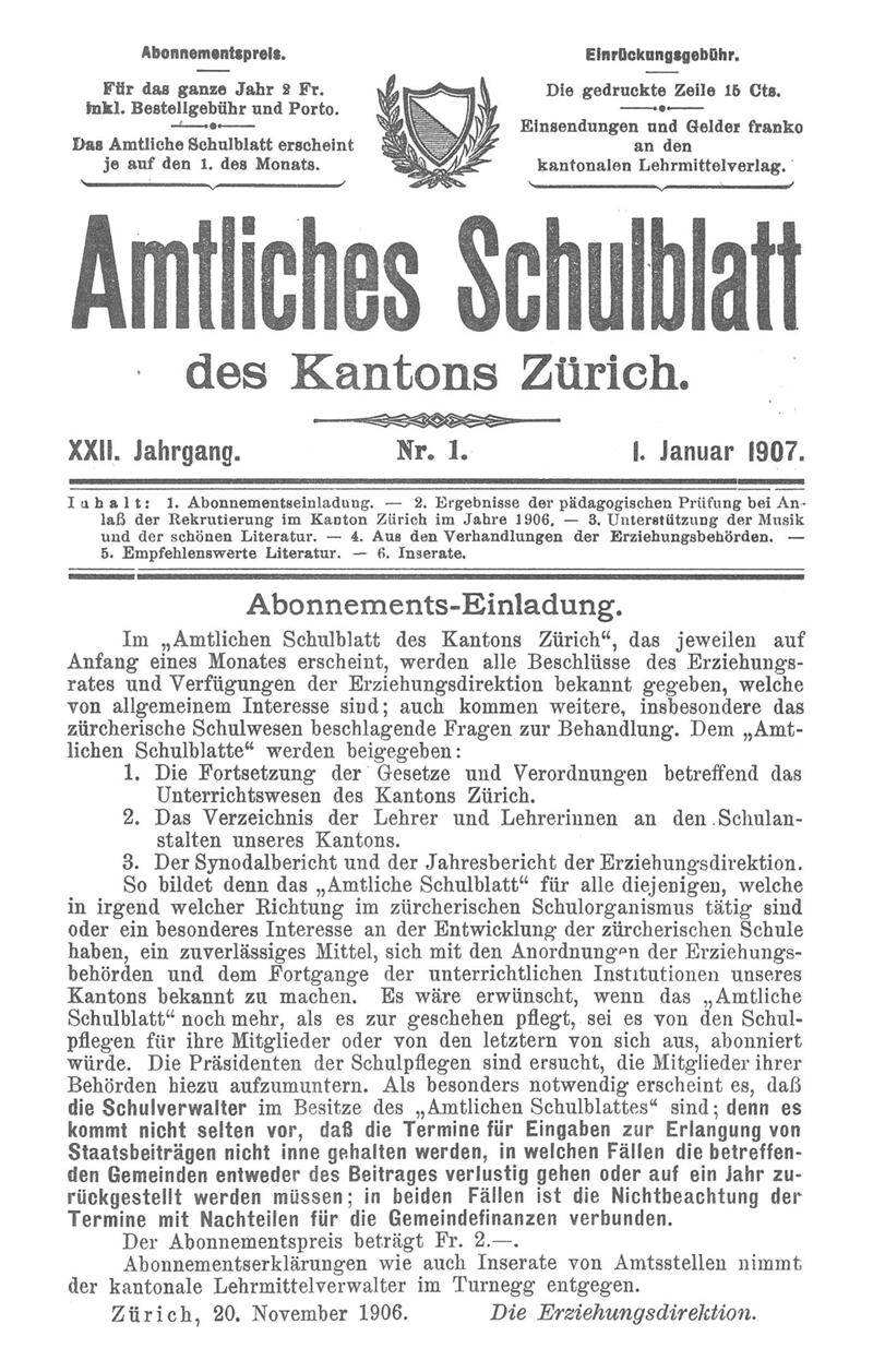 Buchumschlag - Heft 1