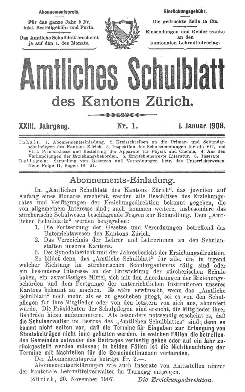 Buchumschlag - Heft 1