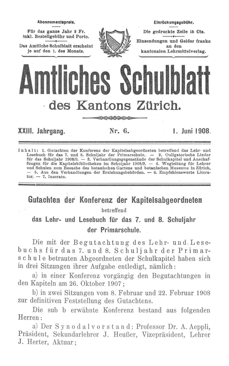 Buchumschlag - Heft 6