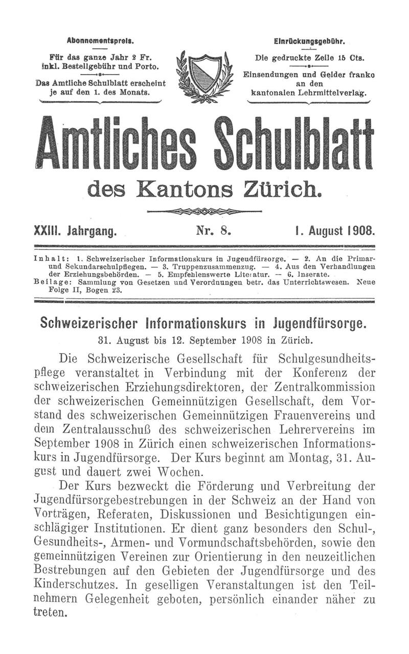 Buchumschlag - Heft 8