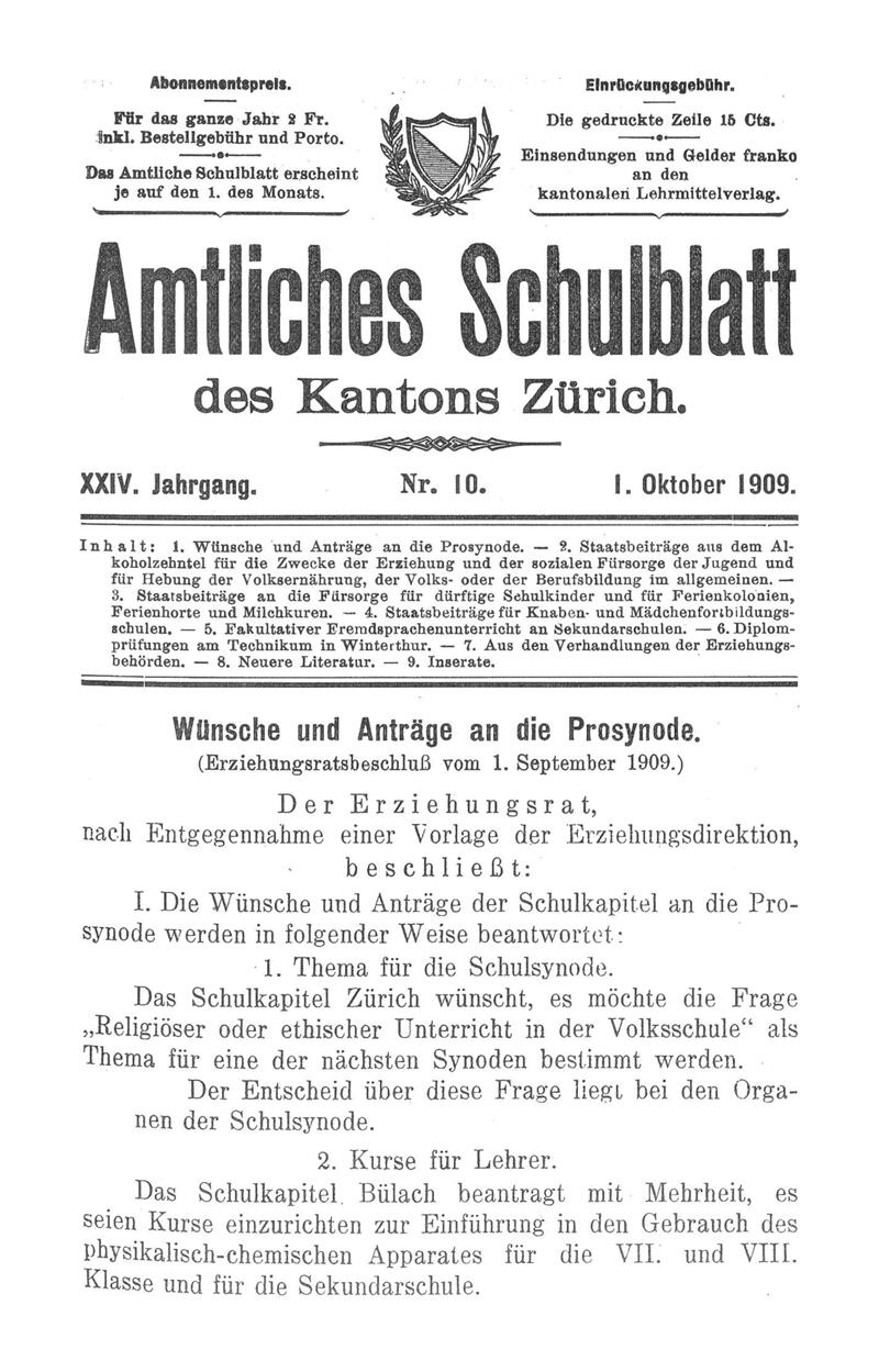 Buchumschlag - Heft 10