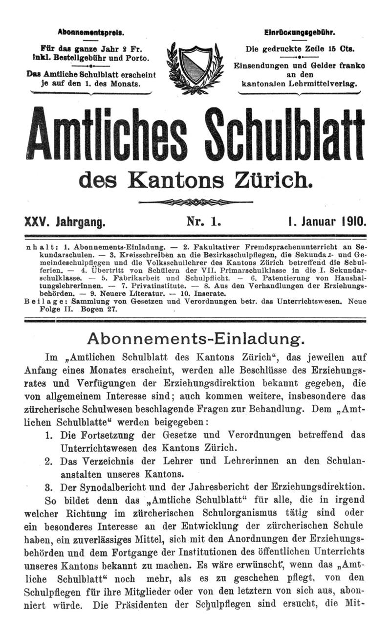 Buchumschlag - Heft 1