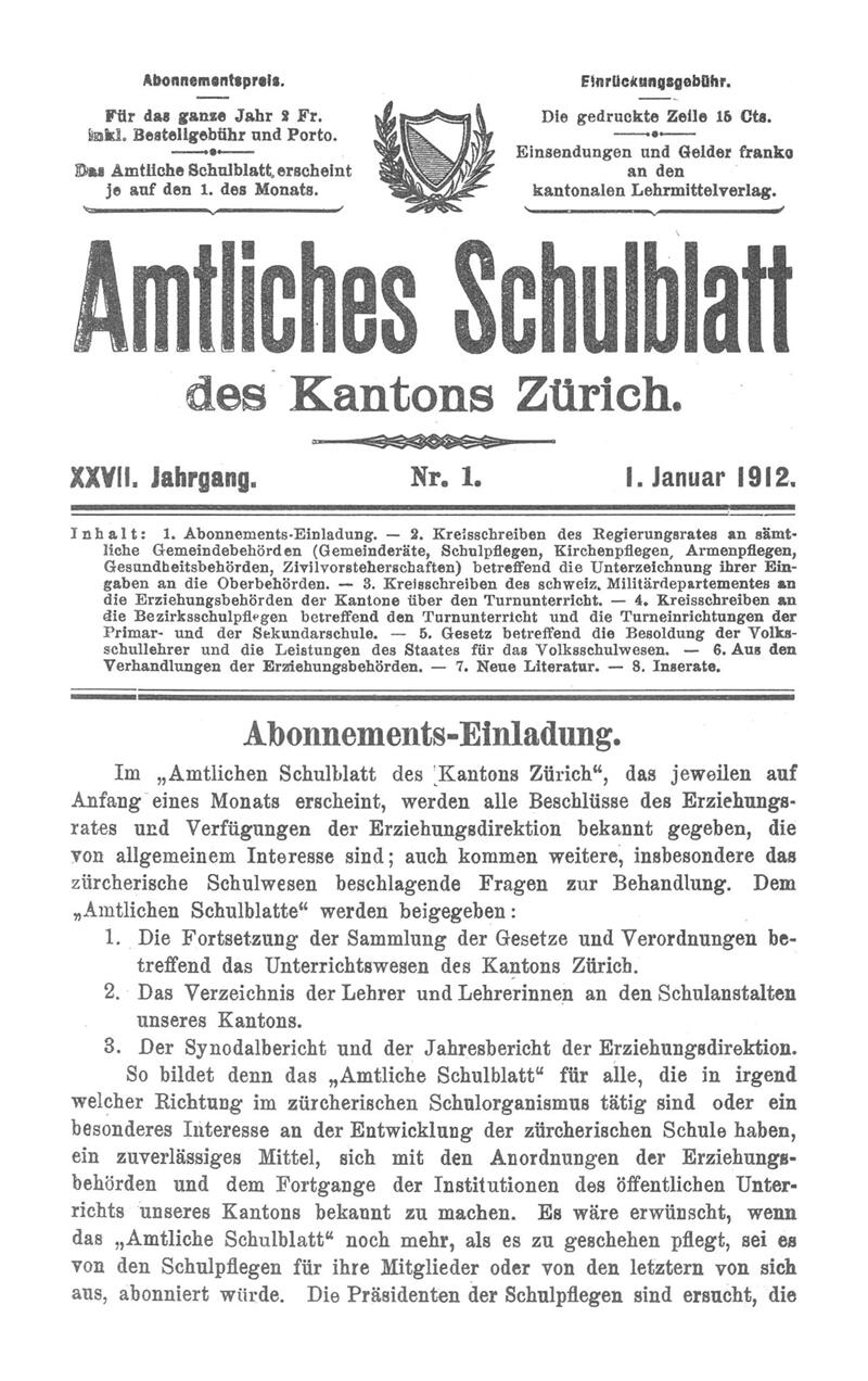 Buchumschlag - Heft 1