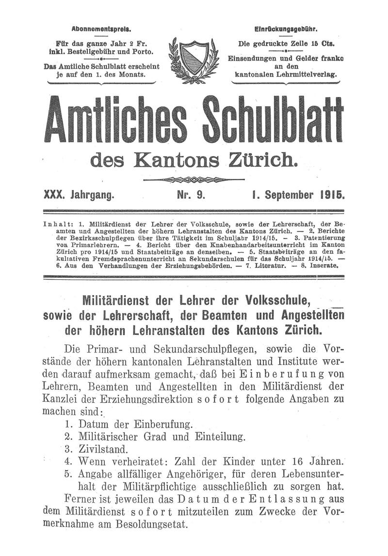 Buchumschlag - Heft 9