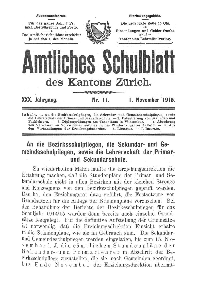 Buchumschlag - Heft 11