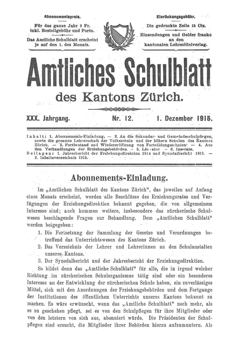 Buchumschlag - Heft 12