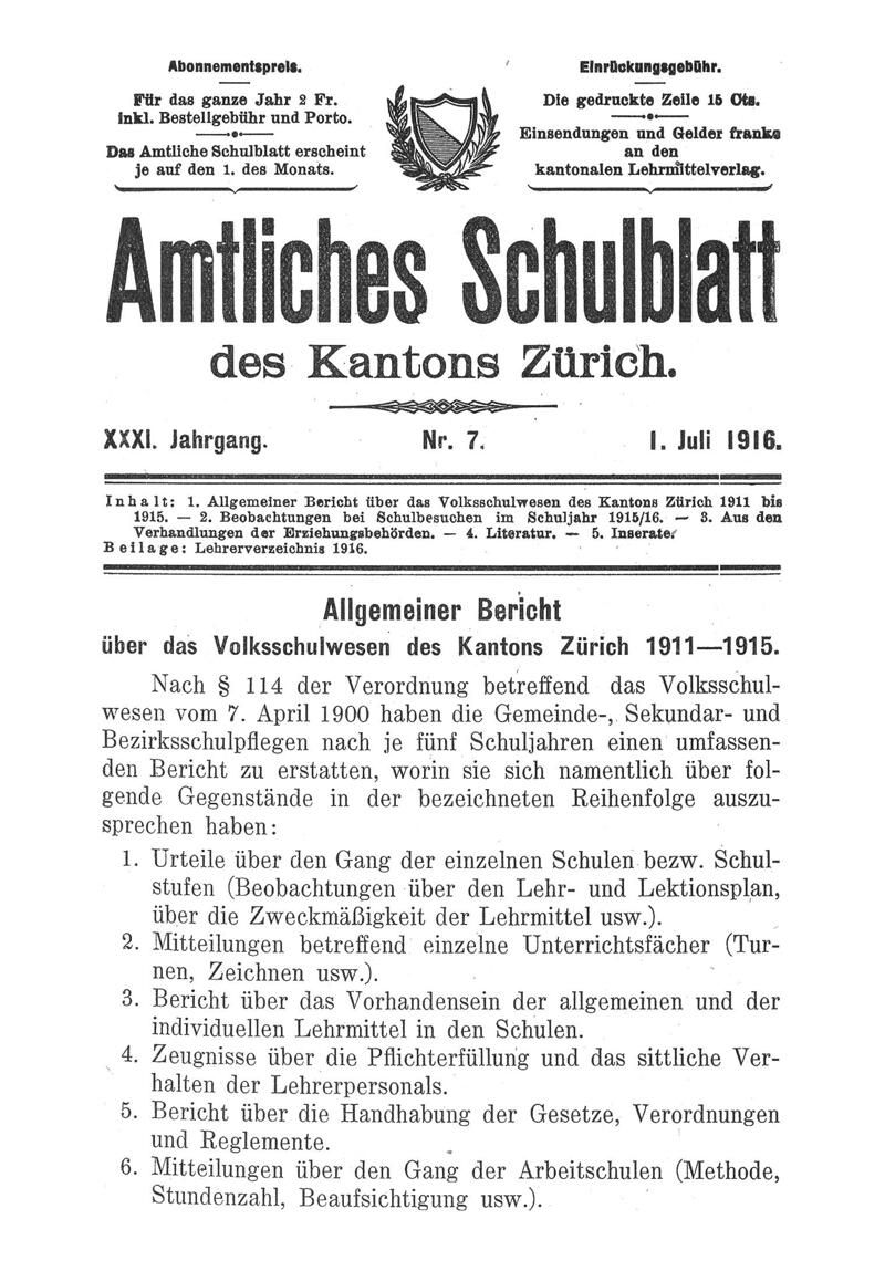 Buchumschlag - Heft 7