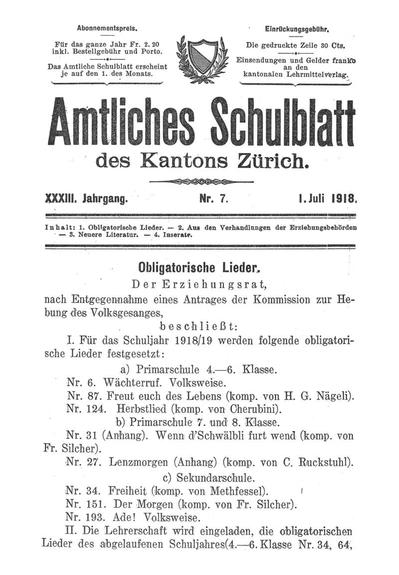 Buchumschlag - Heft 7