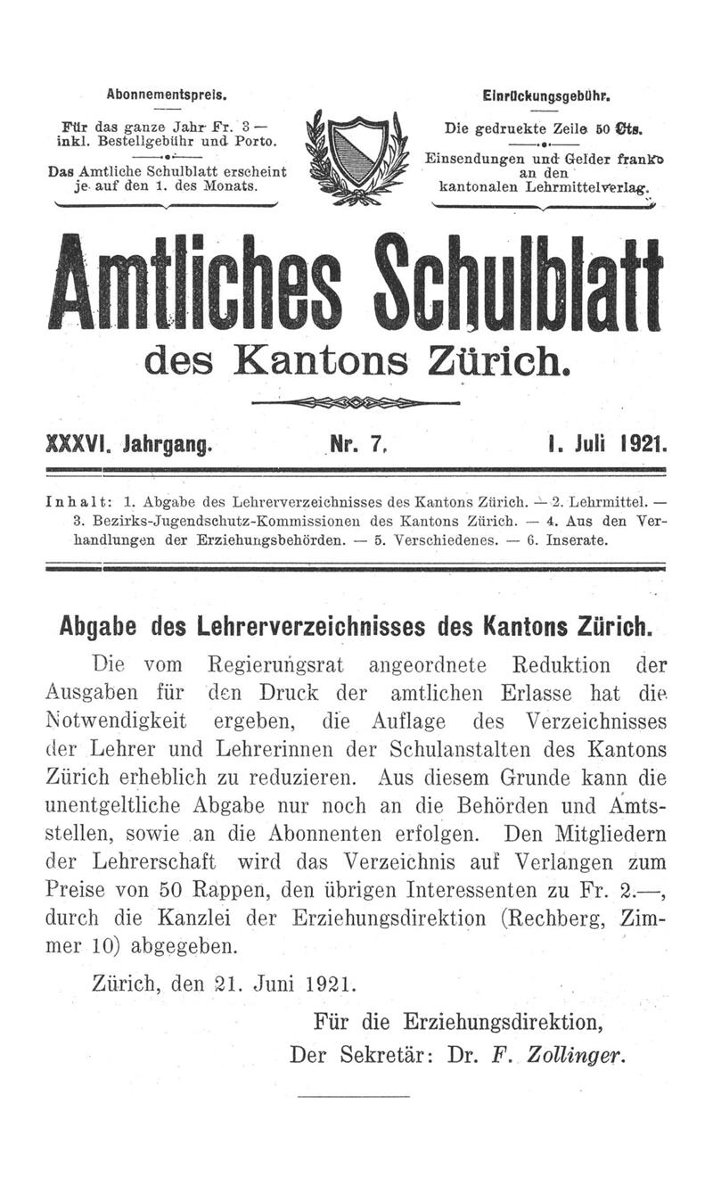 Buchumschlag - Heft 7