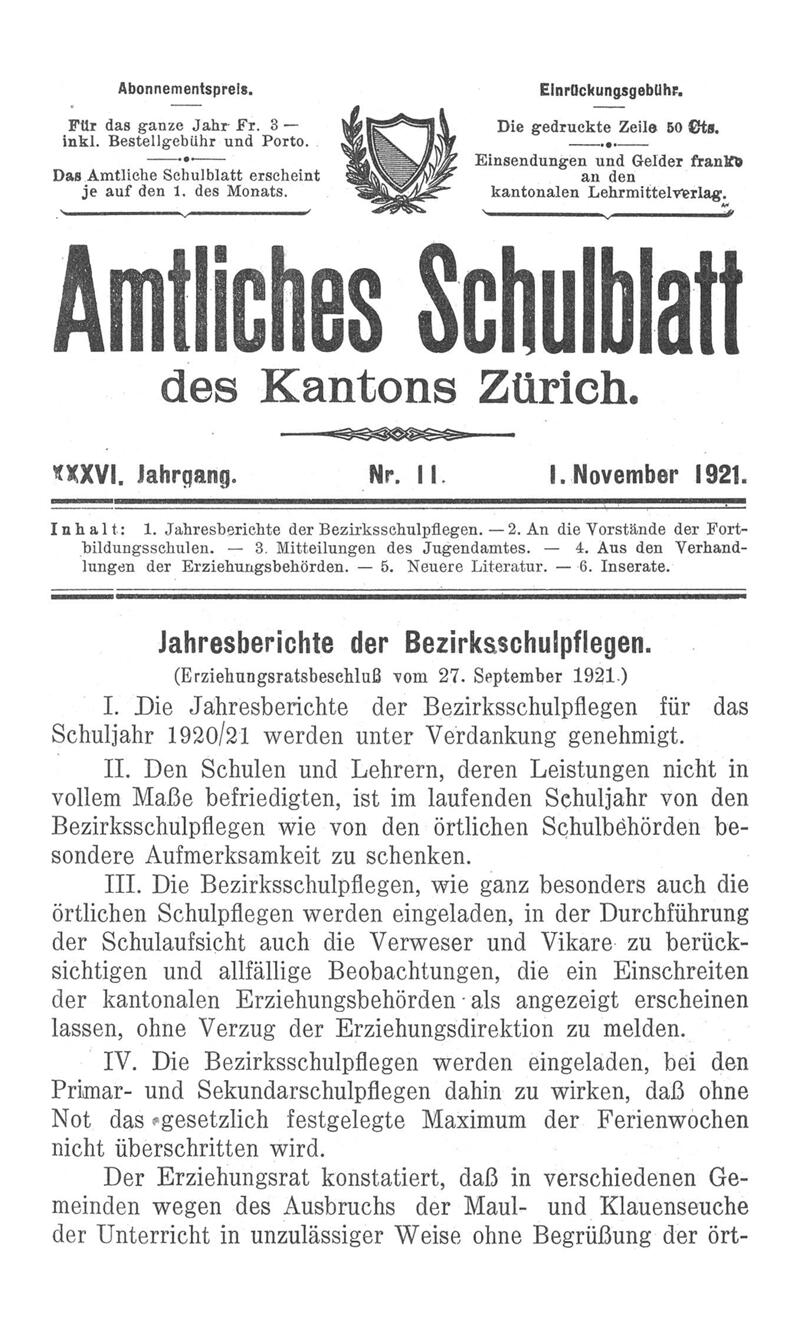 Buchumschlag - Heft 11