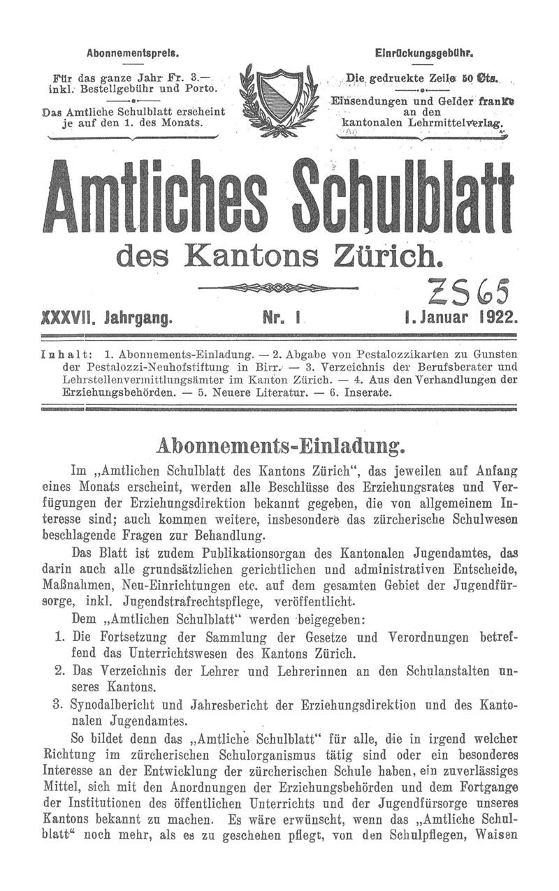 Buchumschlag - Heft 1