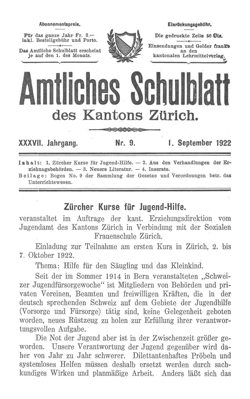 Buchumschlag - Heft 9