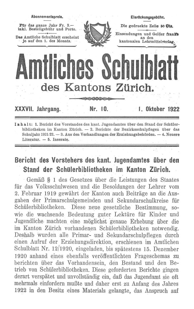 Buchumschlag - Heft 10