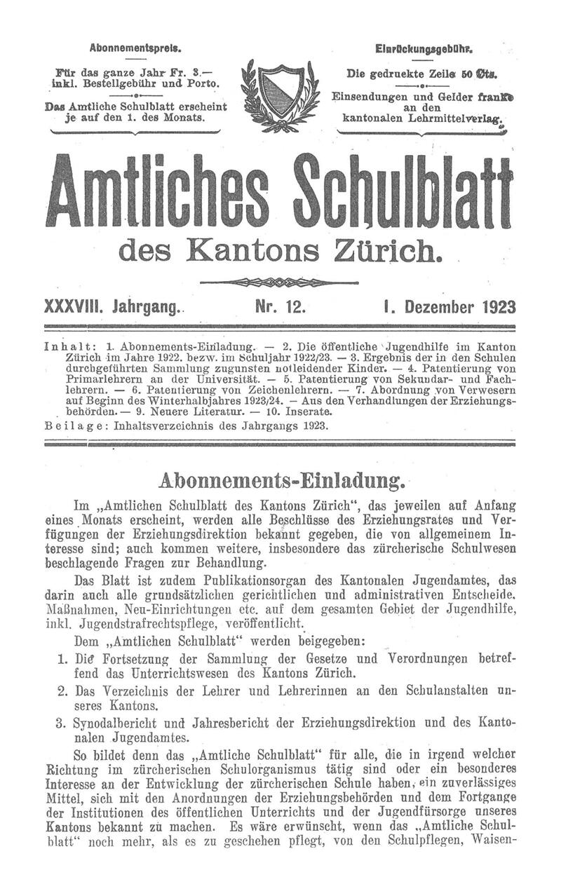 Buchumschlag - Heft 12