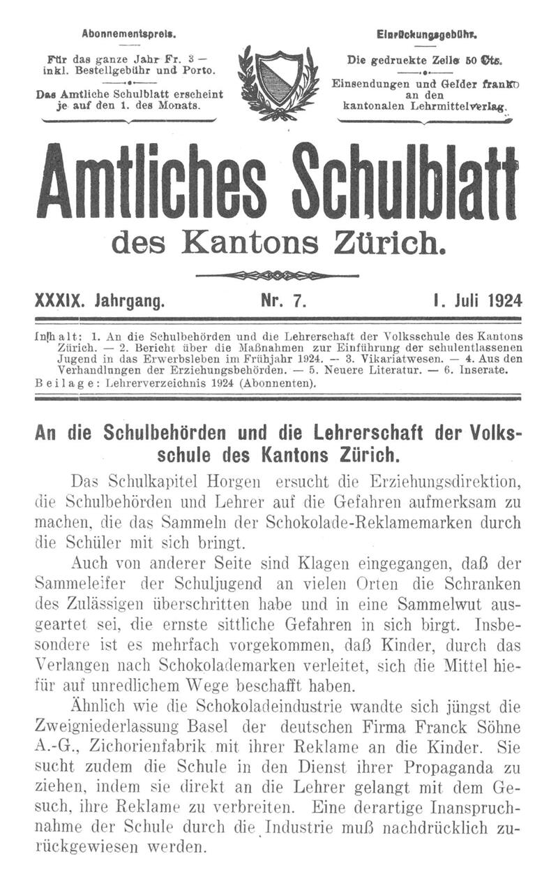 Buchumschlag - Heft 7