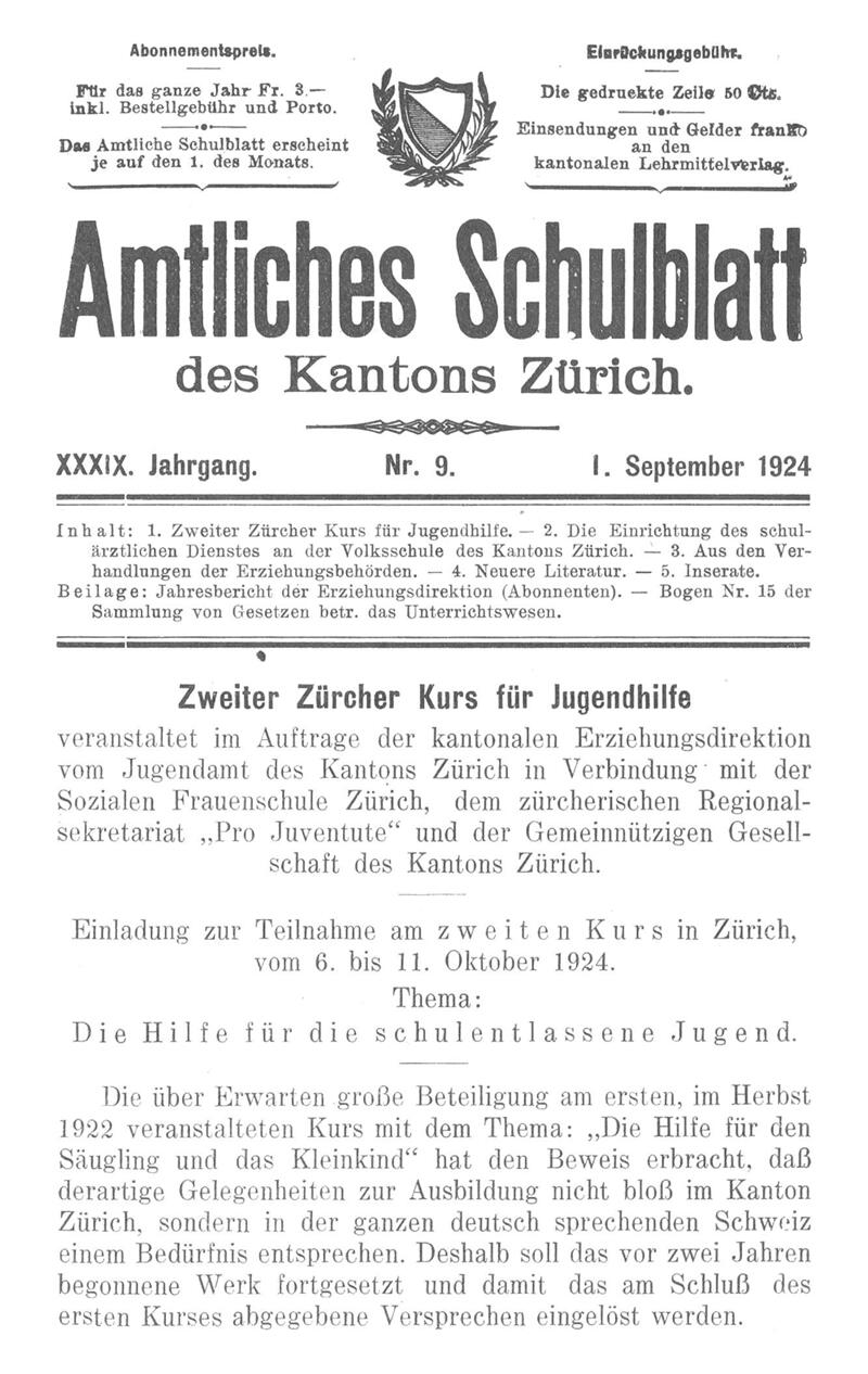 Buchumschlag - Heft 9