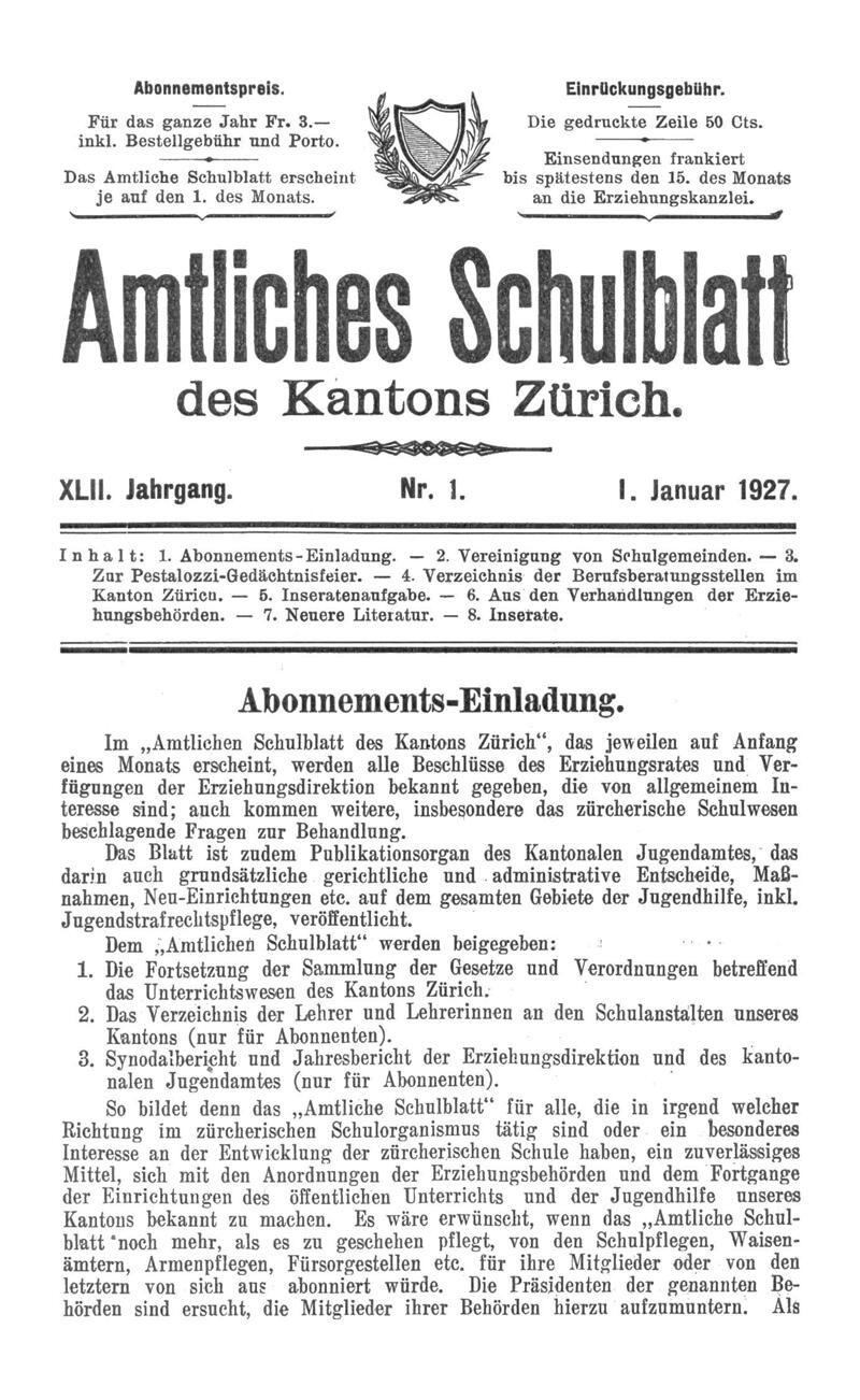 Buchumschlag - Heft 1