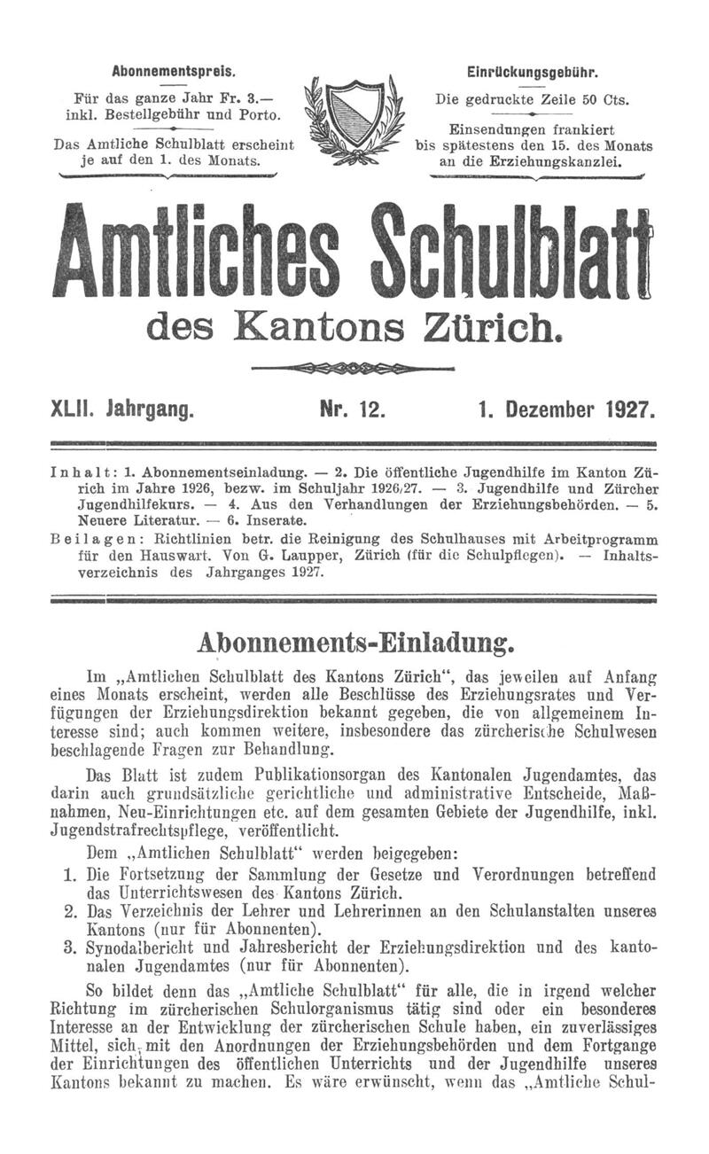 Buchumschlag - Heft 12