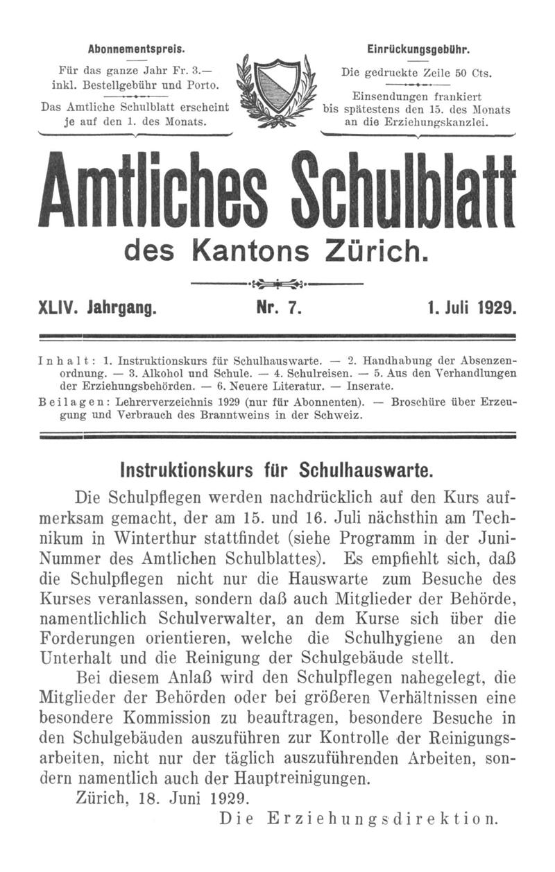 Buchumschlag - Heft 7