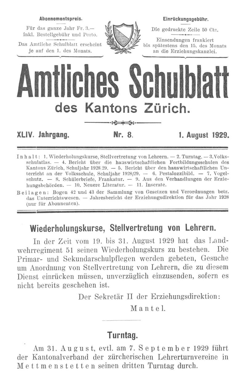 Buchumschlag - Heft 8