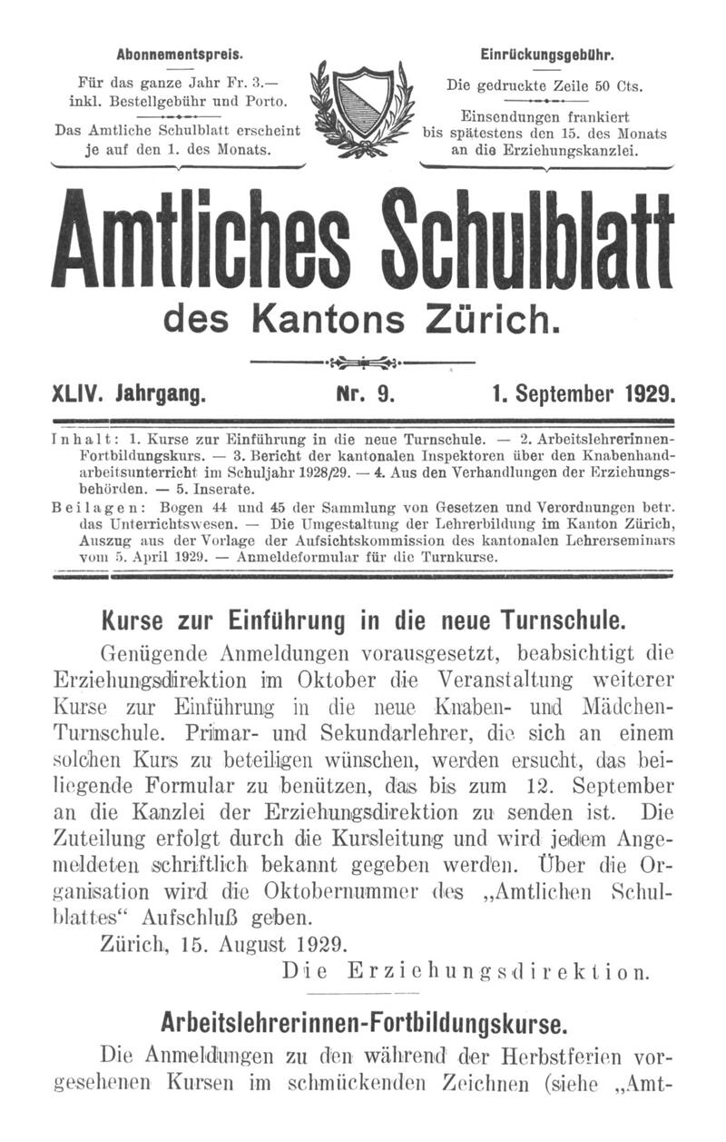 Buchumschlag - Heft 9