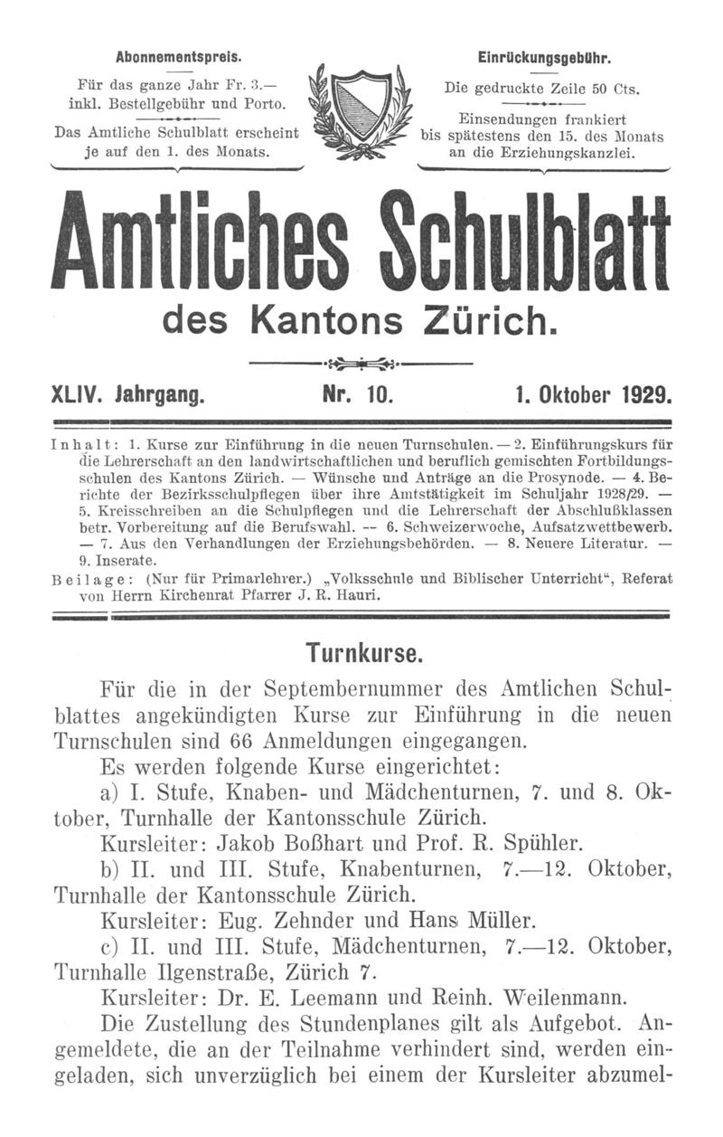 Buchumschlag - Heft 10