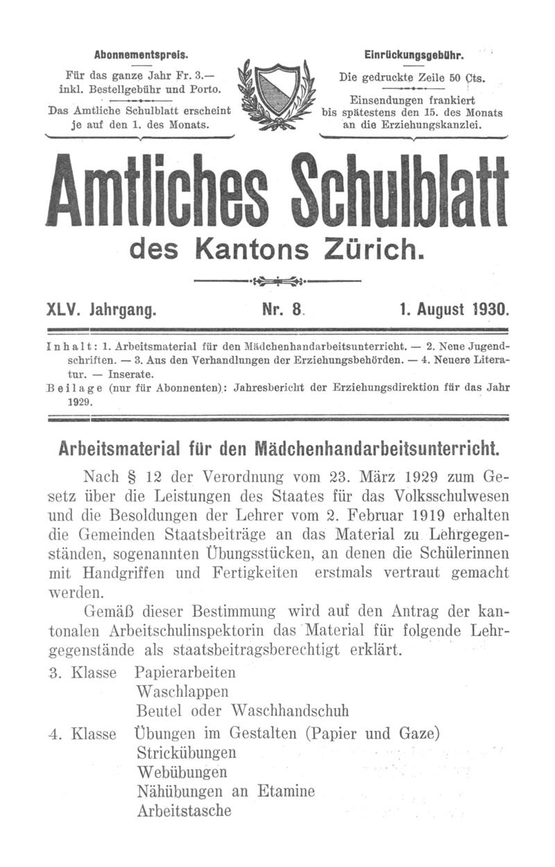 Buchumschlag - Heft 8