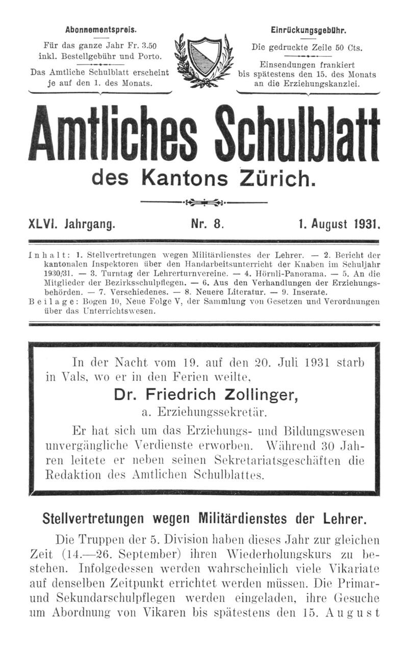 Buchumschlag - Heft 8