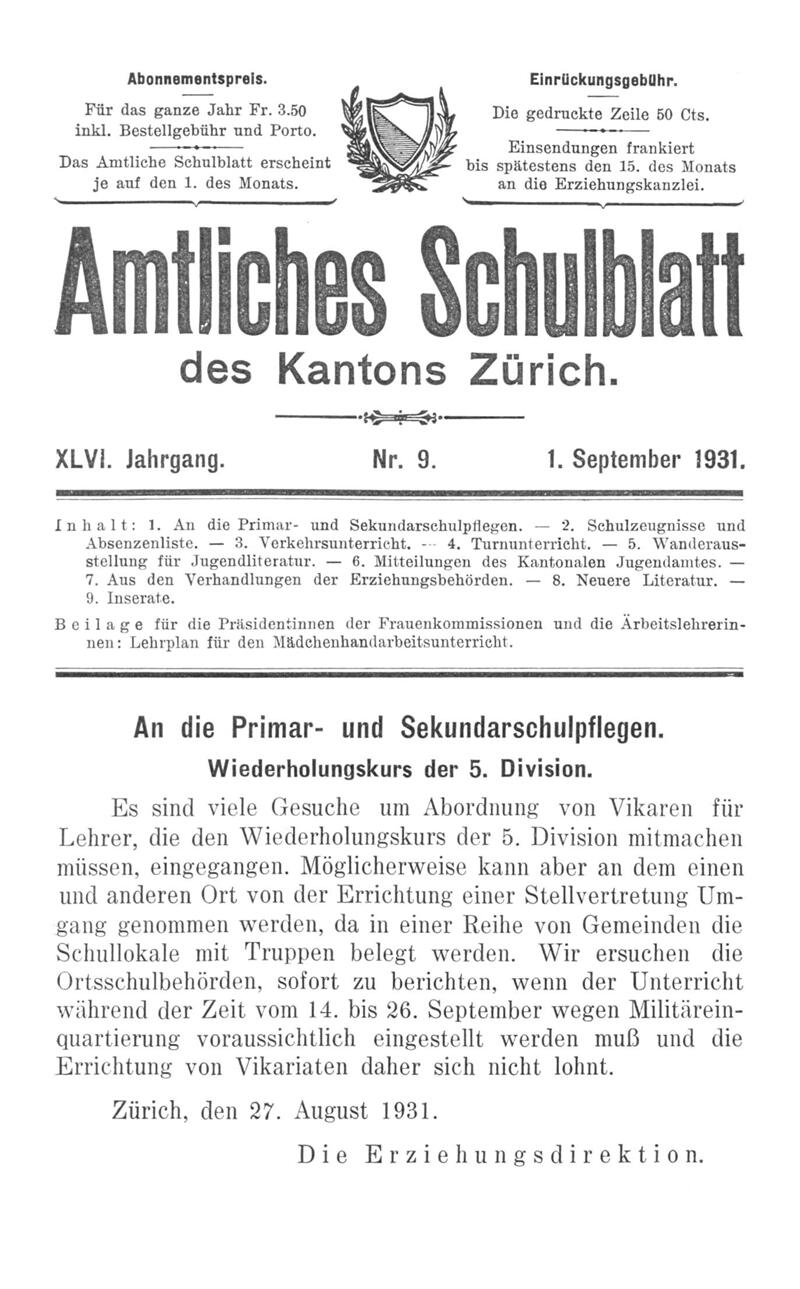 Buchumschlag - Heft 9