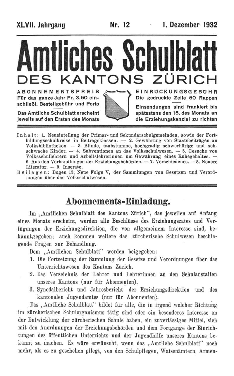 Buchumschlag - Heft 12