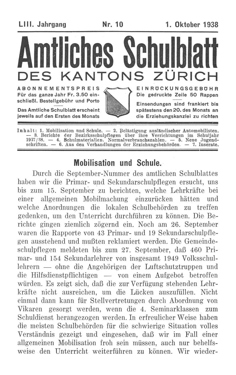 Buchumschlag - Heft 10