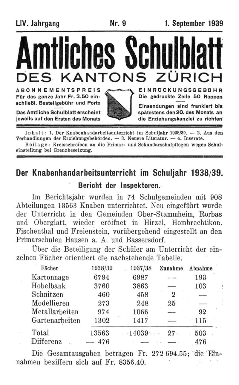 Buchumschlag - Heft 9