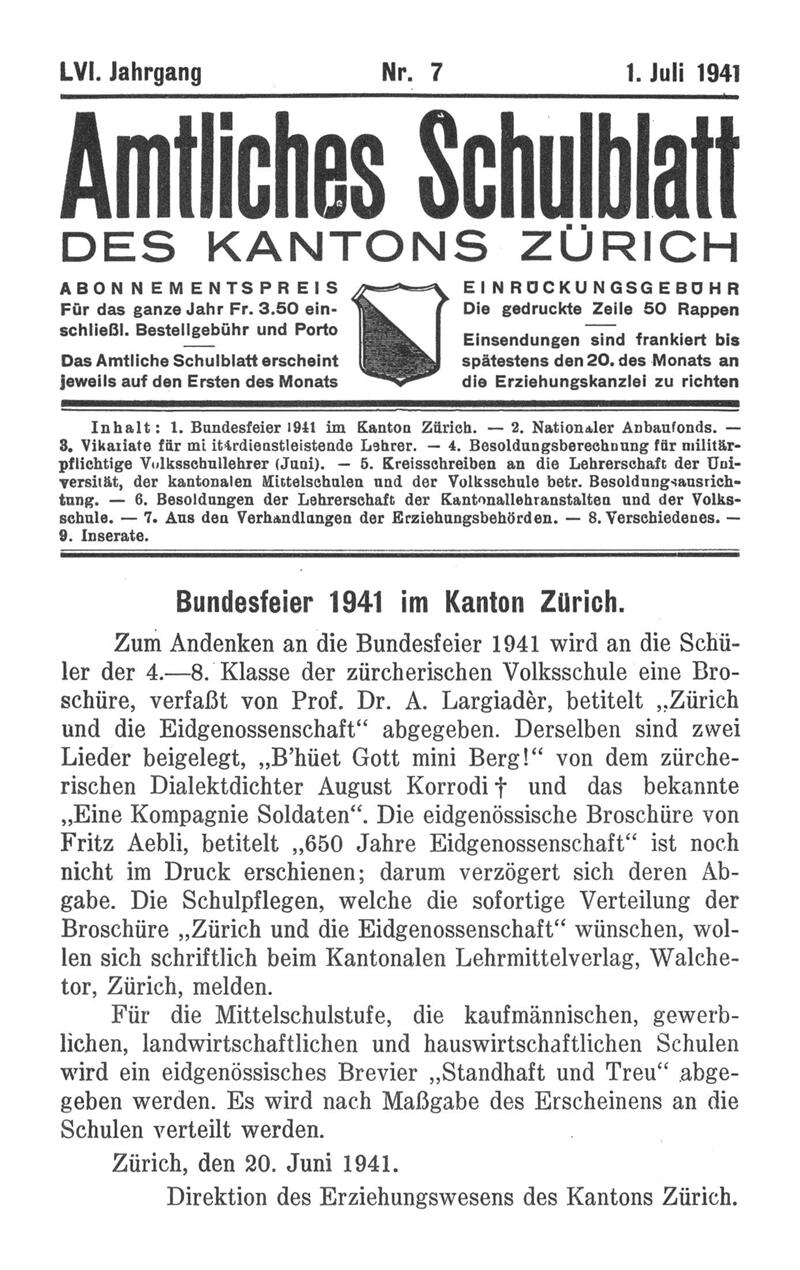 Buchumschlag - Heft 7