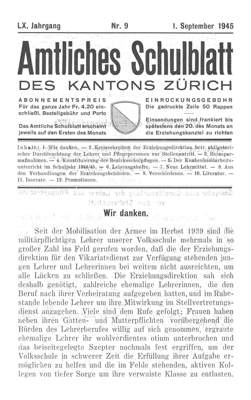 Buchumschlag - Heft 9