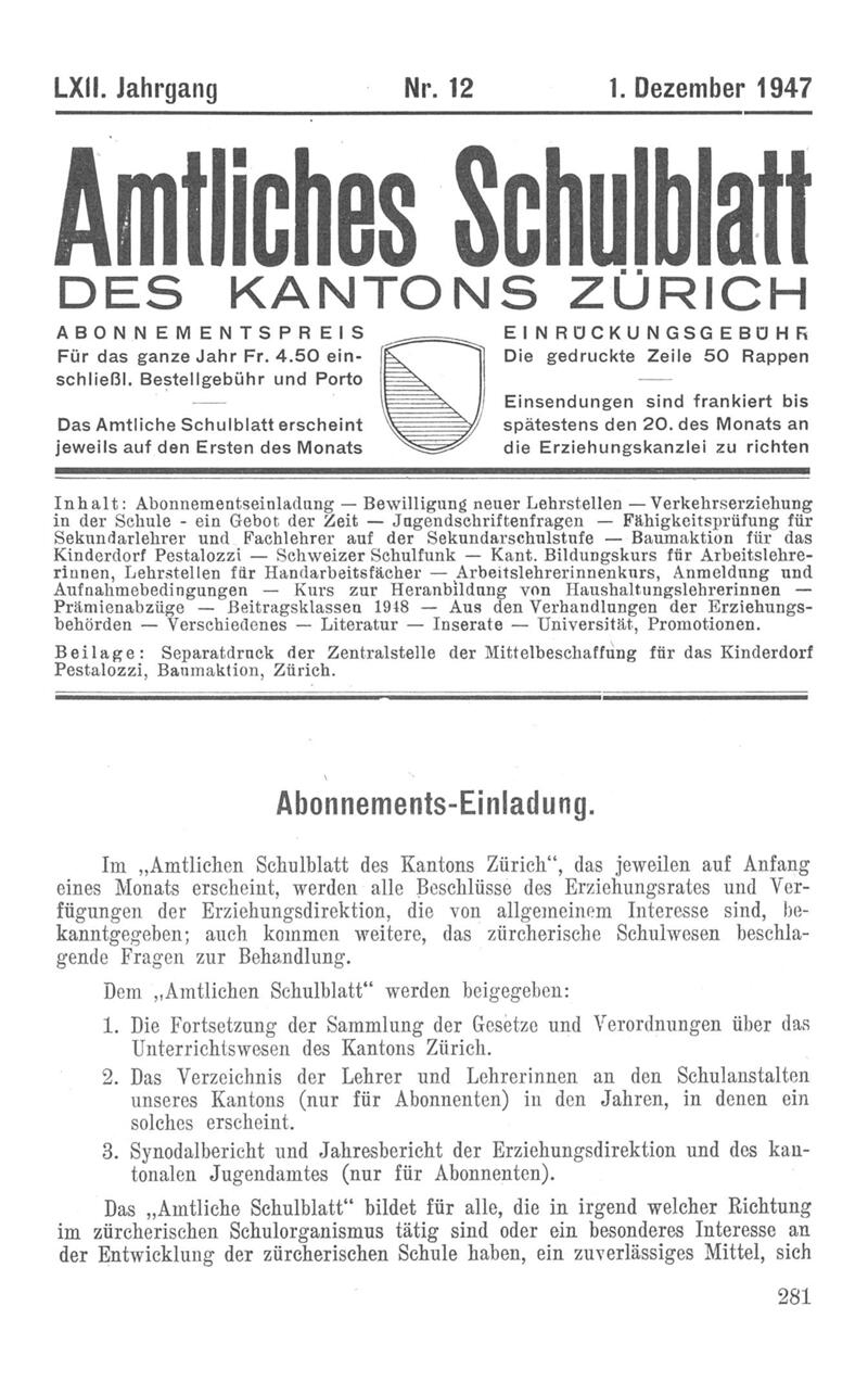 Buchumschlag - Heft 12