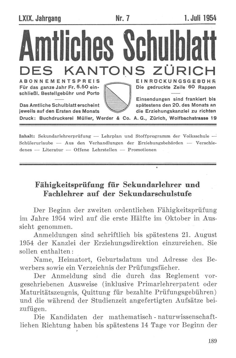 Buchumschlag - Heft 7