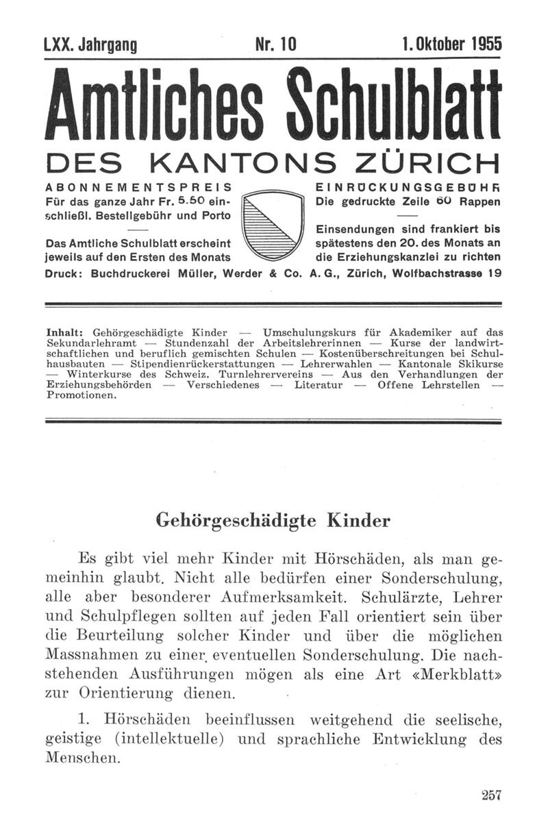 Buchumschlag - Heft 10