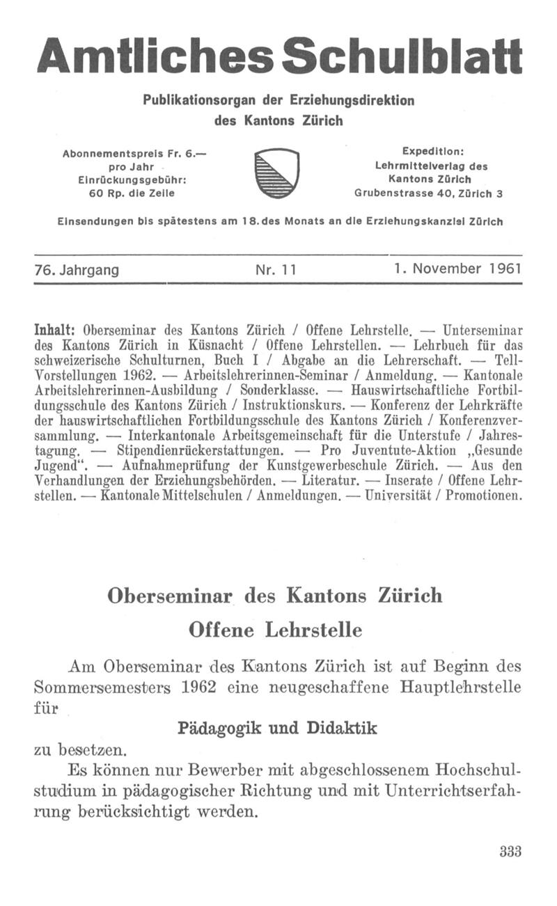 Buchumschlag - Heft 11