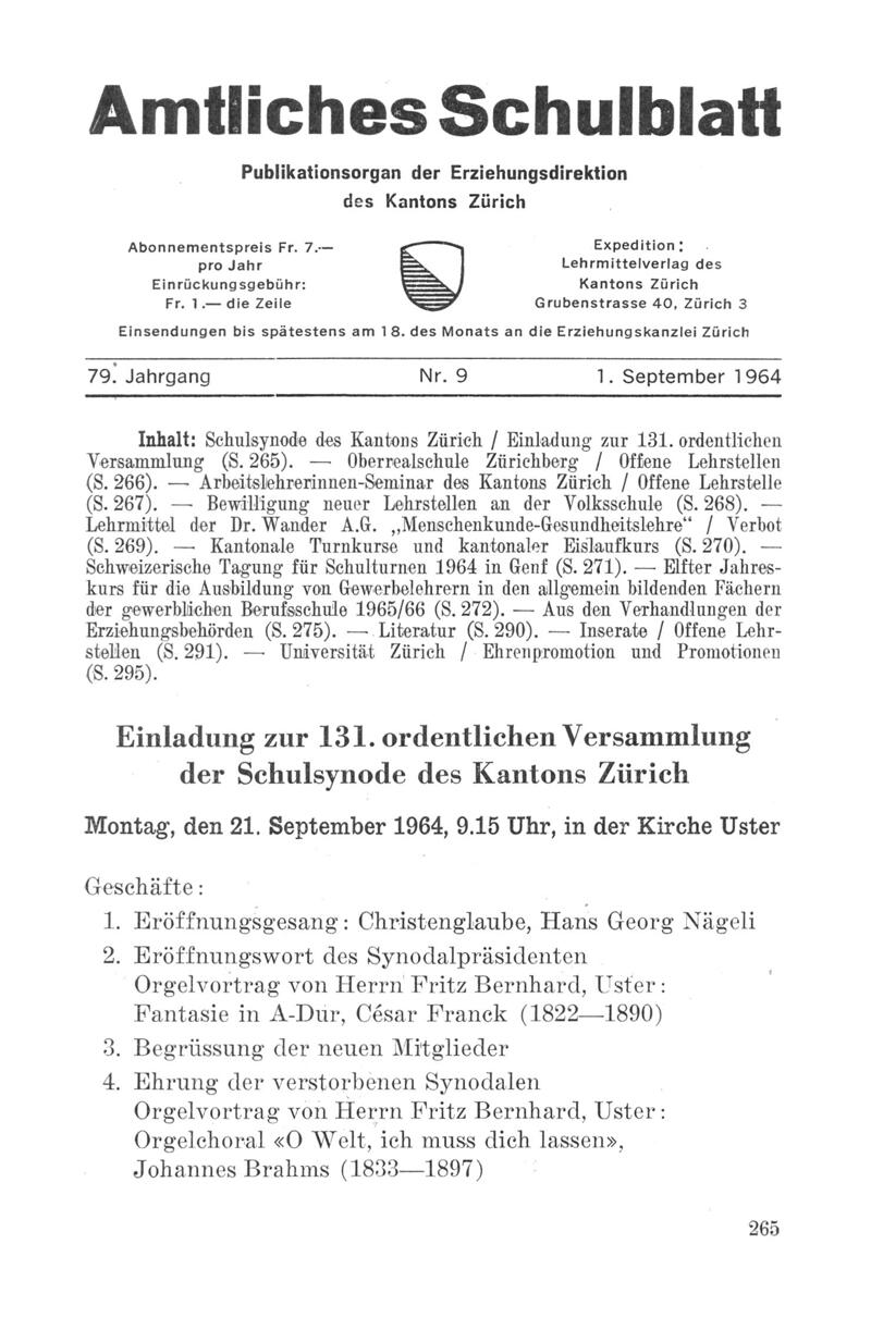 Buchumschlag - Heft 9