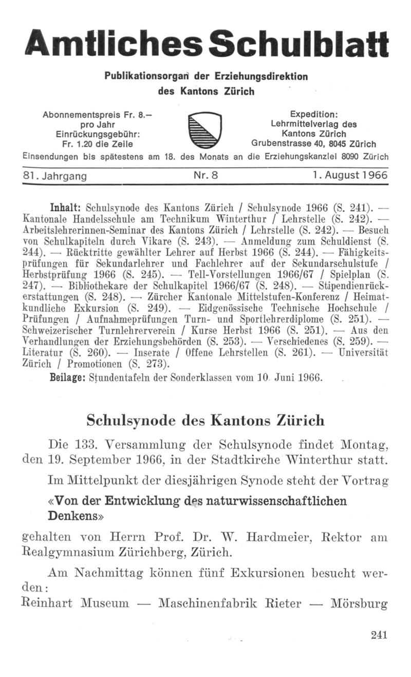 Buchumschlag - Heft 8