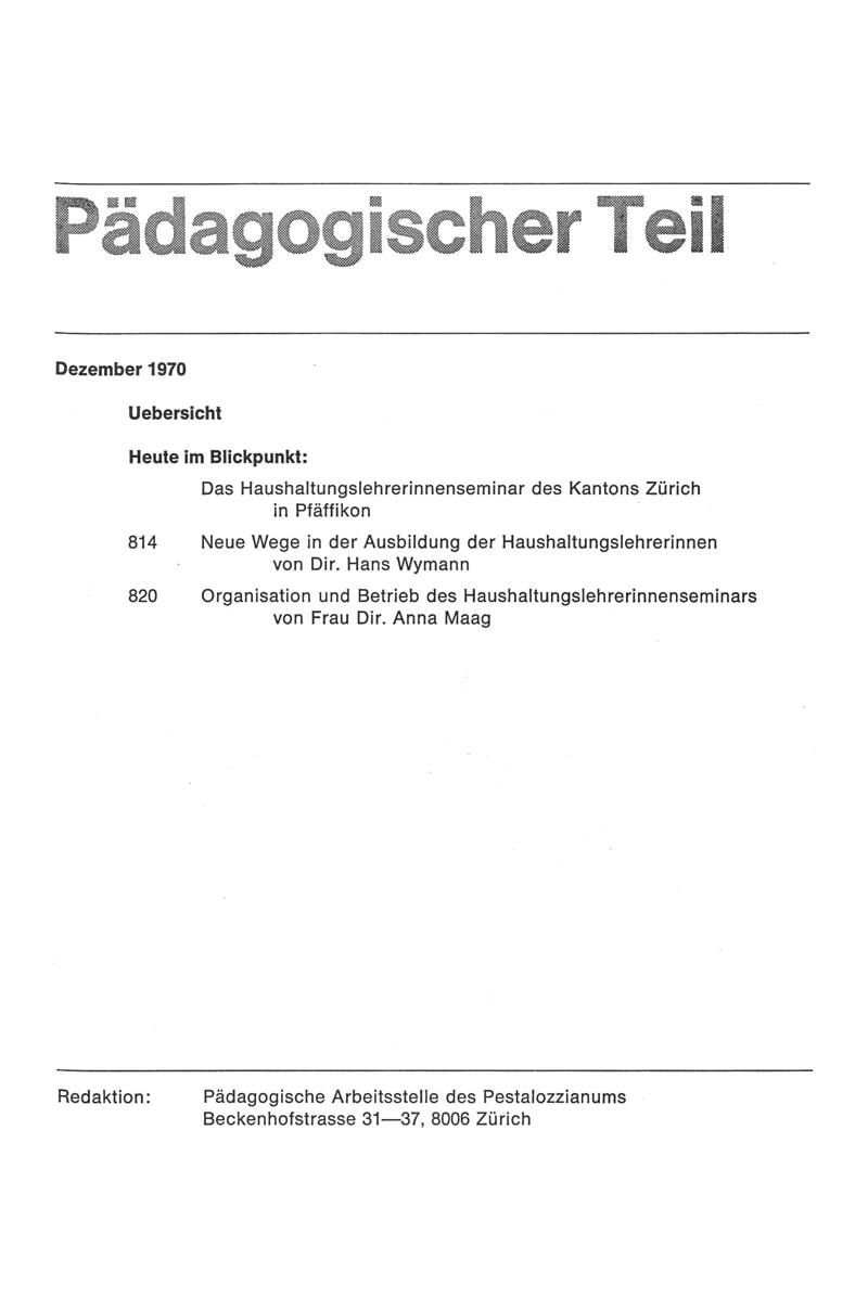 Buchumschlag - Heft 12
