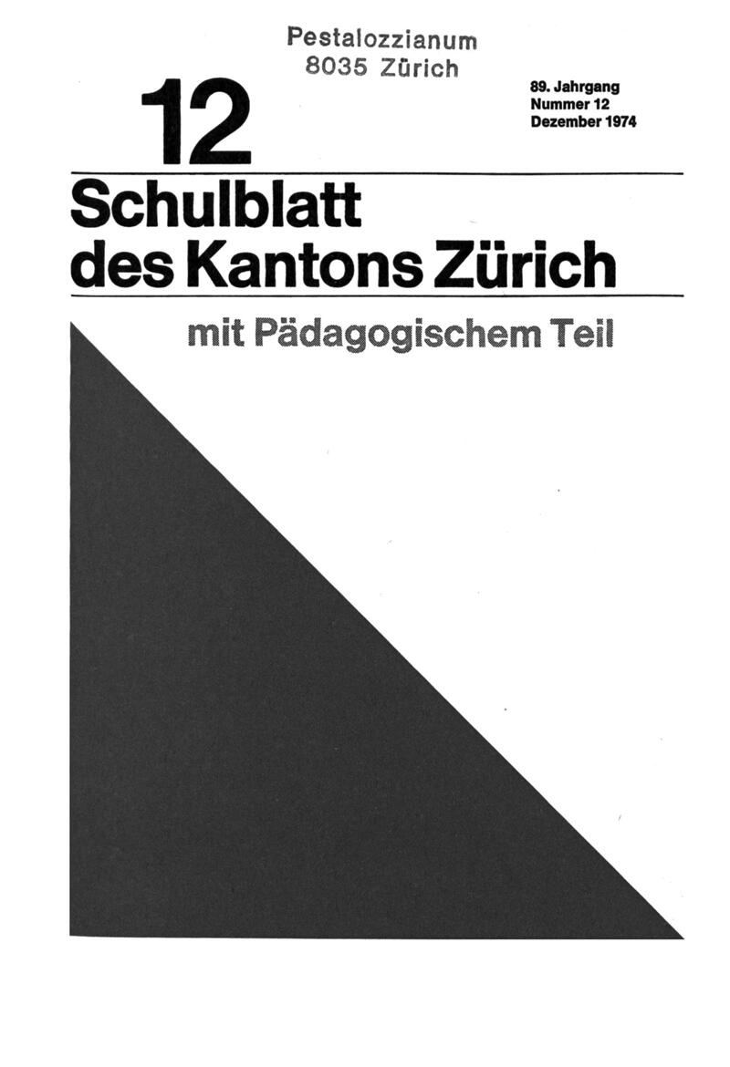 Buchumschlag - Heft 12