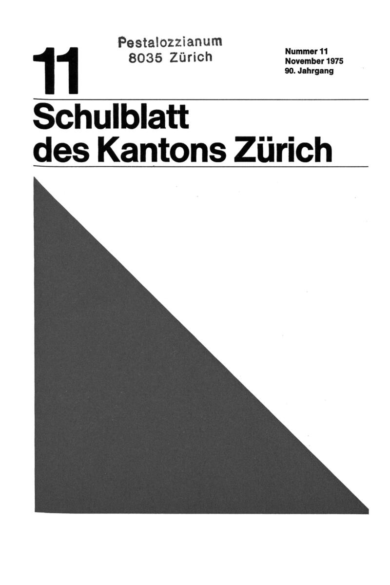 Buchumschlag - Heft 11