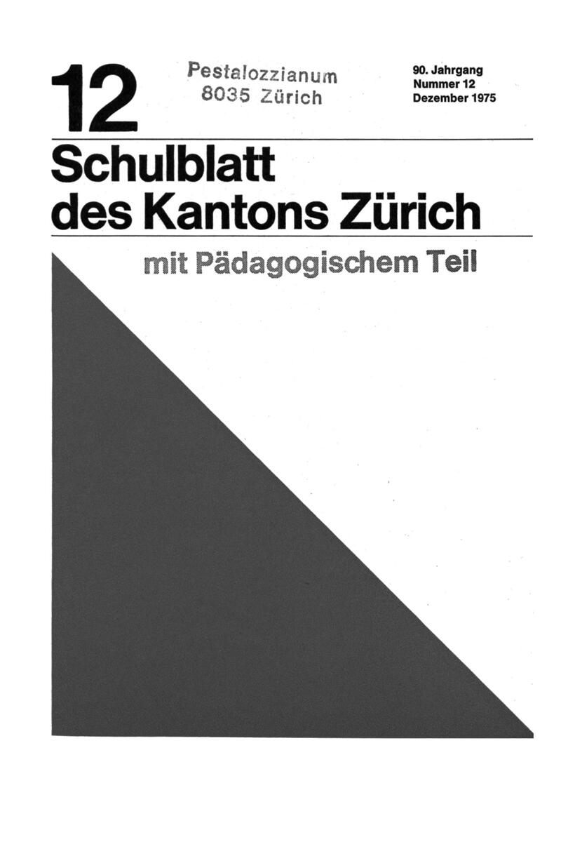 Buchumschlag - Heft 12