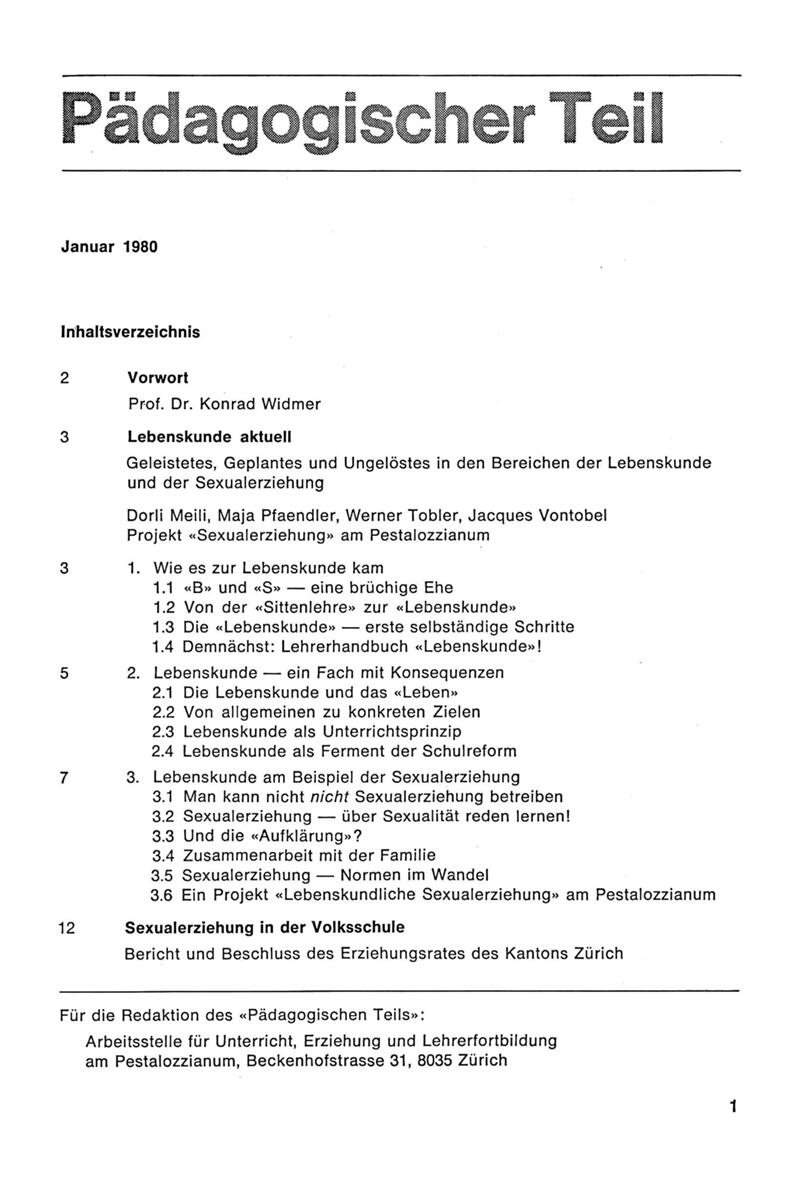 Buchumschlag - Heft 1