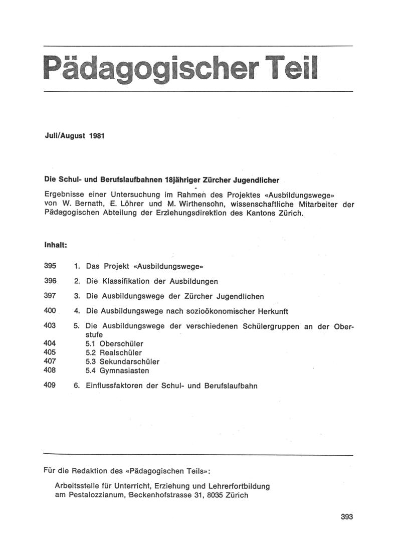 Buchumschlag - Heft 7-8