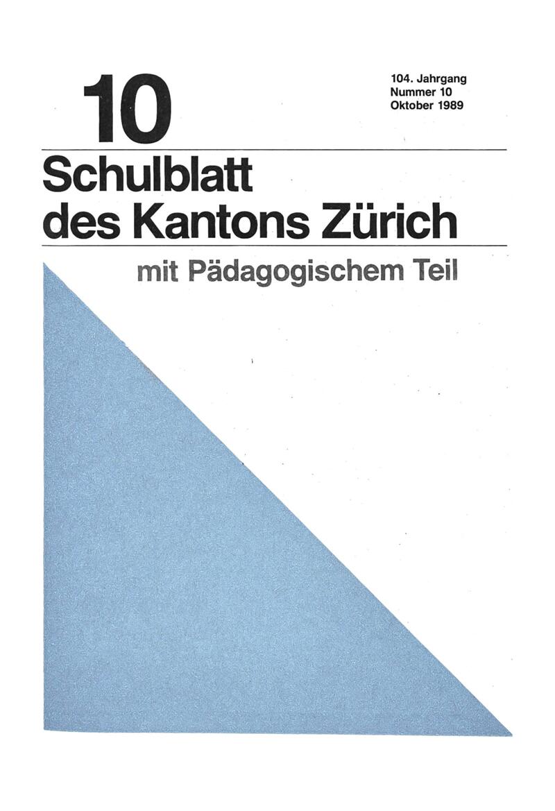 Buchumschlag - Heft 10